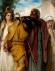 Tobias Saying Good-Bye To His Father 1860 Art Print