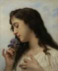 Woman with Iris 1895 Art Print