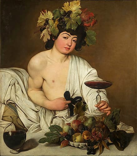 Bacchus ca 1598 Art Print by Caravaggio