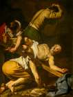 Crucifixion of St. Peter 1600 Art Print