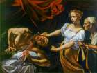 Judith beheading Holofernes 1599 Art Print