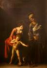 Madonna and Child with Saint Anne ca 1605 Art Print