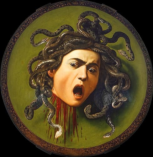 Medusa ca 1597 Art Print by Caravaggio