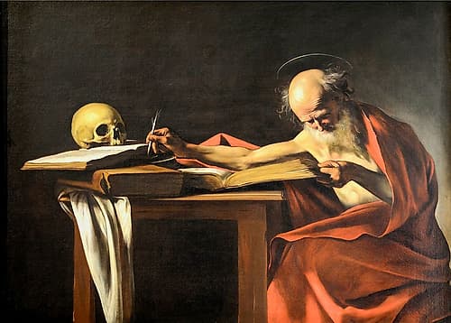 Saint Jerome Writing 1610 Renaissance Print
