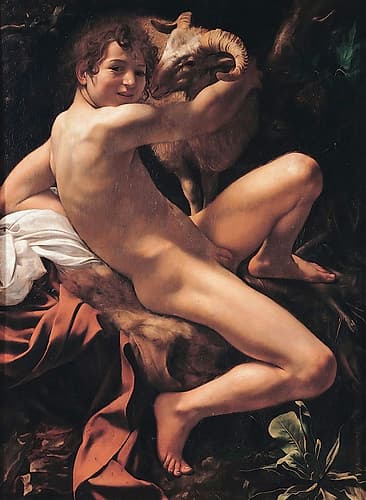 Saint John the Baptist 1602 Art Print by Caravaggio