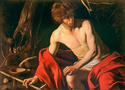 Saint John the Baptist 1603 Art Print by Caravaggio
