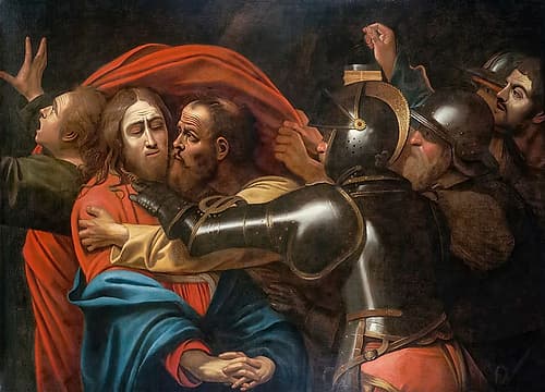 The Taking of Christ 17th century Art Print by Caravaggio