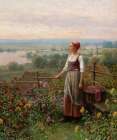 Evening at Chantemesle Art Print