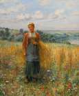 Jeannine Gleaning Art Print