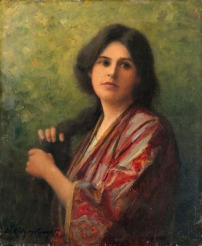 Lost in Thought 1918 Art Print by Daniel Ridgway Knight