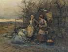 Maidens Waiting 1890 Art Print