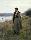 The Shepherdess Of Rolleboise 1896 Art Print
