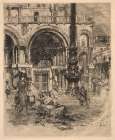 Piazza San Marco, Venice 1883 Art Print