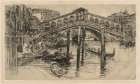 The Rialto, Venice 1883 Art Print