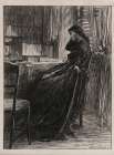 An Illustration to The Trial Sermon 1862 Art Print