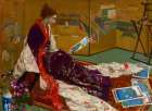 Caprice in Purple and Gold, The Golden Screen 1864 Art Print