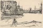 Eagle Wharf 1859 Art Print