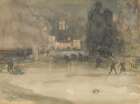 Nocturne, Amsterdam in Winter 1882 Art Print