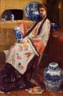 Purple And Rose, The Lange Leizen Of The Six Marks Art Print