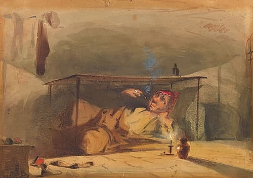 Sam Wellers Landlord in the Fleet 1853 Art Print
