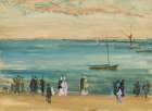 Southend Pier 1882 Art Print