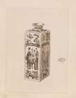 Square Canister with Long Neck 1878 Art Print