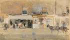 Street Scene in Chelsea ca 1888 Art Print