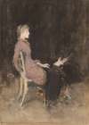 Study In Black And Gold Madge Odonoghue 1883 Art Print
