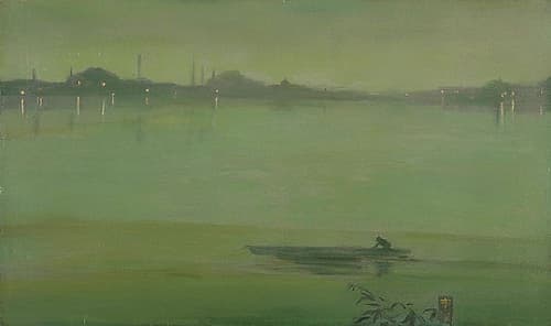 Thames Nocturne 1872 Art Print
