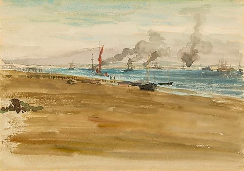 The Mouth of the River 1881 Art Print