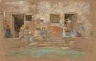 The Steps 1880 Art Print