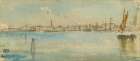 Venice Harbor 1879 Art Print