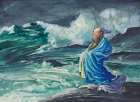 A Rishi Stirring Up a Storm 1897 Art Print