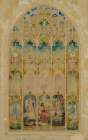 Chapel Window ca 1900 Art Print
