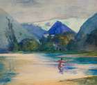 Entrance to the Vai-Te-Piha River, Cooks Anchorage 1891 Art Print
