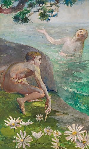 Song of the Siren ca 1883 Art Print