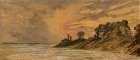 Sunset at Red Spring ca 1855 Art Print