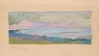The Island of Moorea Looking across the Strait from Tahiti, January 1891 Art Print