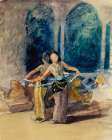 Village Dancing Girls at Garoet in the Preanger Regency, Java 1891 Art Print