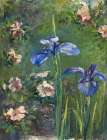 Wild Roses and Irises 1887 Art Print