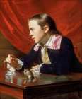 A Boy With A Flying Squirrel, Henry Pelham 1765 Art Print