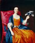 Mrs Benjamin Hallowell 1766 Art Print