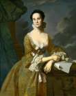 Mrs Daniel Hubbard, Mary Greene c 1764 Art Print