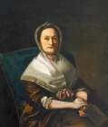 Portrait of Mrs Ebenezer Austin  ca 1766 Art Print