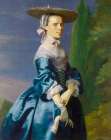 Portrait of Sarah Allen, nee Sargent c 1763 Art Print