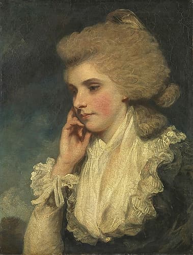 Frances, Countess of Lincoln ca 1781 Art Print by Richard Reynolds