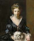 Miss Beatrix Lister 1765 Art Print