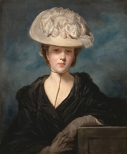 Miss Mary Hickey ca 1769 Art Print by Graham Reynolds