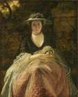 Miss Nelly OBrien ca 1762 Art Print