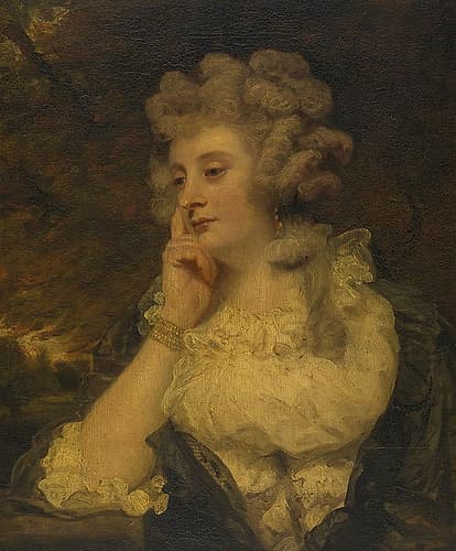 Mrs Jane Braddyll 1788 Art Print by Graham Reynolds